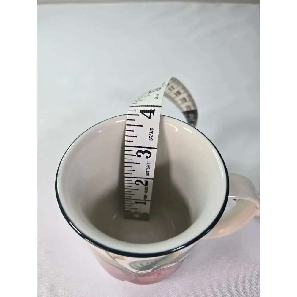 Casuals by China Pearl Apple Stoneware Mug Vintage